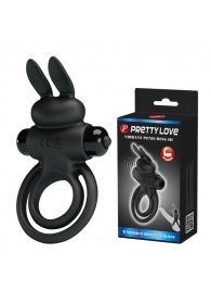 Черное эрекционное кольцо с вибростимуляцией клитора Vibrant Penis Ring III - Baile - в Королеве купить с доставкой
