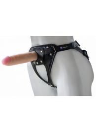 Универсальный мягкий пояс с насадкой Hard brutal BDSM-КОНСУЛ - 17 см. - LOVETOY (А-Полимер) - купить с доставкой в Королеве