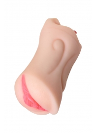 Телесный двусторонний мастурбатор Fruity Tongue - ротик и вагина - ToyFa - в Королеве купить с доставкой