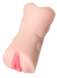 Телесный двусторонний мастурбатор Rich Fruit - вагина и анус - ToyFa - в Королеве купить с доставкой