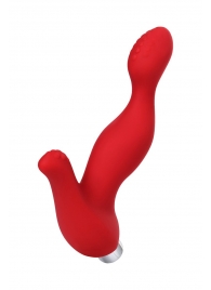 Красный силиконовый вибростимулятор простаты Proman - 12,5 см. - ToyFa - в Королеве купить с доставкой