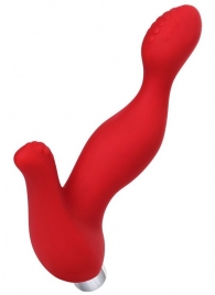 Красный силиконовый вибростимулятор простаты Proman - 12,5 см. - ToyFa - в Королеве купить с доставкой