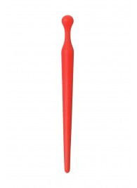 Красный силиконовый уретральный плаг - 10 см. - ToyFa - купить с доставкой в Королеве