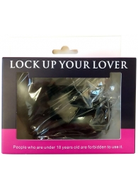 Черные меховые наручники Love с ключиками - Baile - купить с доставкой в Королеве