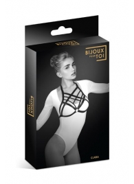 Черная упряжь на грудь Clara - Bijoux Pour Toi - купить с доставкой в Королеве