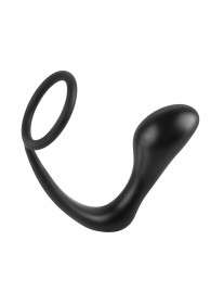 Эрекционное кольцо с анальной пробкой Ass-Gasm Cockring Plug - Pipedream - в Королеве купить с доставкой