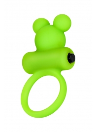 Зеленое виброкольцо на пенис A-Toys - A-toys - в Королеве купить с доставкой