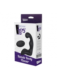 Черный вибромассажер простаты REMOTE BOOTY PLEASER - Dream Toys - в Королеве купить с доставкой