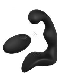 Черный вибромассажер простаты REMOTE BOOTY PLEASER - Dream Toys - в Королеве купить с доставкой