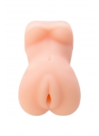 Телесный мастурбатор в виде женской фигурки - Toyfa Basic - в Королеве купить с доставкой