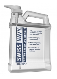 Канистра лубриканта Swiss Navy Water Based Lube на водной основе - 3,8 л. - Swiss navy - купить с доставкой в Королеве