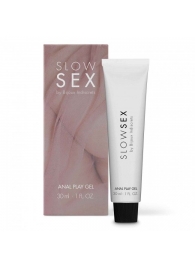 Лубрикант на водной основе Slow Sex Anal Play Gel - 30 мл. - Bijoux Indiscrets - купить с доставкой в Королеве