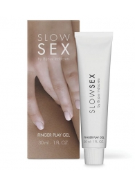 Гель для мастурбации с ароматом кокоса Slow Sex Finger Play Gel - 30 мл. - Bijoux Indiscrets - купить с доставкой в Королеве