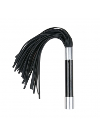 Черная плеть Easytoys Flogger With Metal Grip - 38 см. - Easy toys - купить с доставкой в Королеве
