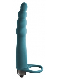 Зеленая вибронасадка для двойного проникновения Bramble - 16,5 см. - Lola Games - купить с доставкой в Королеве