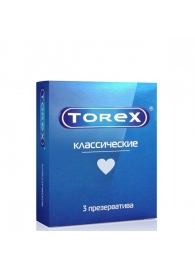 Гладкие презервативы Torex  Классические  - 3 шт. - Torex - купить с доставкой в Королеве