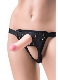 Телесный страпон на трусиках Realstick Jax - 17,9 см. - ToyFa - купить с доставкой в Королеве