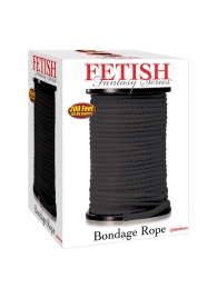 Черная веревка для связывания Bondage Rope - 60,9 м. - Pipedream - купить с доставкой в Королеве