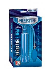 Синяя вакуумная помпа MENZSTUFF PENIS ENLARGER - Dream Toys - в Королеве купить с доставкой