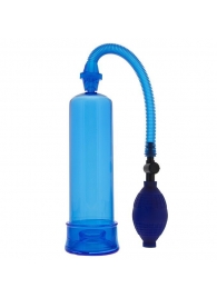 Синяя вакуумная помпа MENZSTUFF PENIS ENLARGER - Dream Toys - в Королеве купить с доставкой