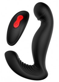 Черный вибромассажер простаты SWIRLING P-PLEASER - Dream Toys - в Королеве купить с доставкой
