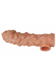 Насадка на фаллос с крупными бугорками EXTREME SLEEVE - 15,6 см. - KOKOS - в Королеве купить с доставкой