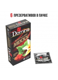 Ароматизированные презервативы DOMINO  Ароматный микс  - 6 шт. - Domino - купить с доставкой в Королеве