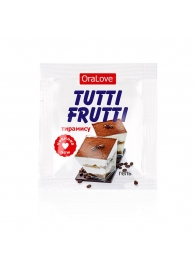 Пробник гель-смазки Tutti-frutti со вкусом тирамису - 4 гр. - Биоритм - купить с доставкой в Королеве
