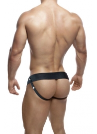 Черный мужской страпон DR. SKIN 6INCH HOLLOW STRAP ON - 16 см. - Blush Novelties - купить с доставкой в Королеве