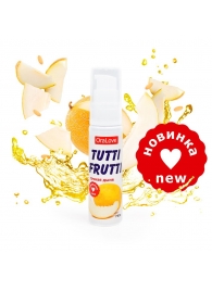 Гель-смазка Tutti-frutti со вкусом сочной дыни - 30 гр. - Биоритм - купить с доставкой в Королеве