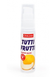 Гель-смазка Tutti-frutti со вкусом сочной дыни - 30 гр. - Биоритм - купить с доставкой в Королеве