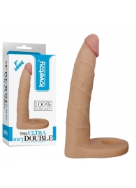 Телесная насадка-фаллоимитатор для двойного проникновения - 17 см. - Lovetoy - купить с доставкой в Королеве