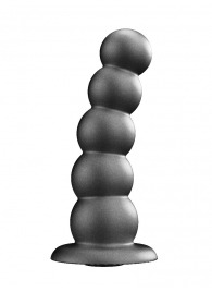 Черная насадка-плаг на харнесс PLATINUM 9 - 24 см. - LOVETOY (А-Полимер) - купить с доставкой в Королеве