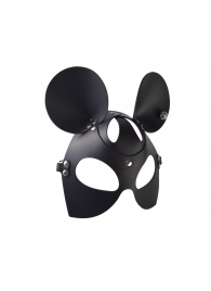 Черная кожаная маска  Мышка - Sitabella - купить с доставкой в Королеве