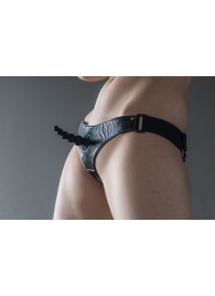 Черные трусики Better с анальной насадкой - 8 см. - Lola Games - купить с доставкой в Королеве