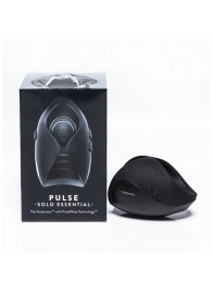 Черный инновационный мужской вибратор PULSE SOLO ESSENTIAL - Hot Octopuss - в Королеве купить с доставкой