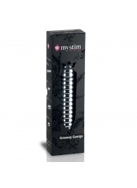 Рельефный фаллос для интенсивного электросекса Groovey George - 20 см. - MyStim - купить с доставкой в Королеве