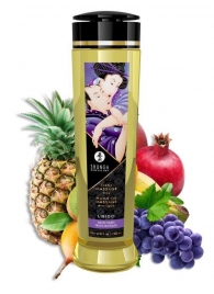 Массажное масло Libido Exotic Fruits с ароматом экзотических фруктов - 240 мл. - Shunga - купить с доставкой в Королеве