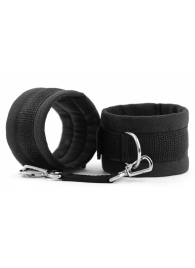 Черные наручники My rules на сцепке - БДСМ Арсенал - купить с доставкой в Королеве