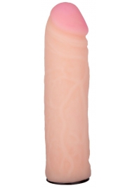 Пояс-трусики с насадкой Glamour Silver - 15,5 см. - LOVETOY (А-Полимер) - купить с доставкой в Королеве