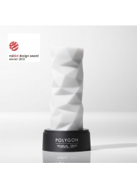 Белый 3D мастурбатор POLYGON - Tenga - в Королеве купить с доставкой
