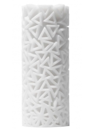 Белый 3D мастурбатор PILE - Tenga - в Королеве купить с доставкой