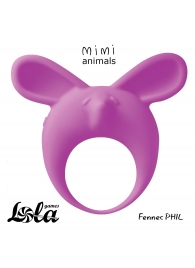 Фиолетовое эрекционное кольцо Fennec Phil - Lola Games - в Королеве купить с доставкой