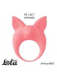 Оранжевое эрекционное кольцо Kitten Kyle - Lola Games - в Королеве купить с доставкой