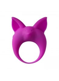 Фиолетовое эрекционное кольцо Kitten Kyle - Lola Games - в Королеве купить с доставкой