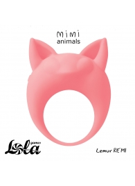 Оранжевое эрекционное кольцо Lemur Remi - Lola Games - в Королеве купить с доставкой