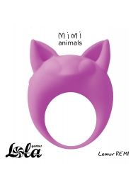 Фиолетовое эрекционное кольцо Lemur Remi - Lola Games - в Королеве купить с доставкой