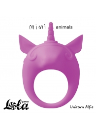 Фиолетовое эрекционное кольцо Unicorn Alfie - Lola Games - в Королеве купить с доставкой