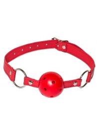 Красный кляп-шарик Firecracker - Lola Games - купить с доставкой в Королеве