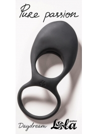 Черное эрекционное виброкольцо Daydream - Lola Games - в Королеве купить с доставкой